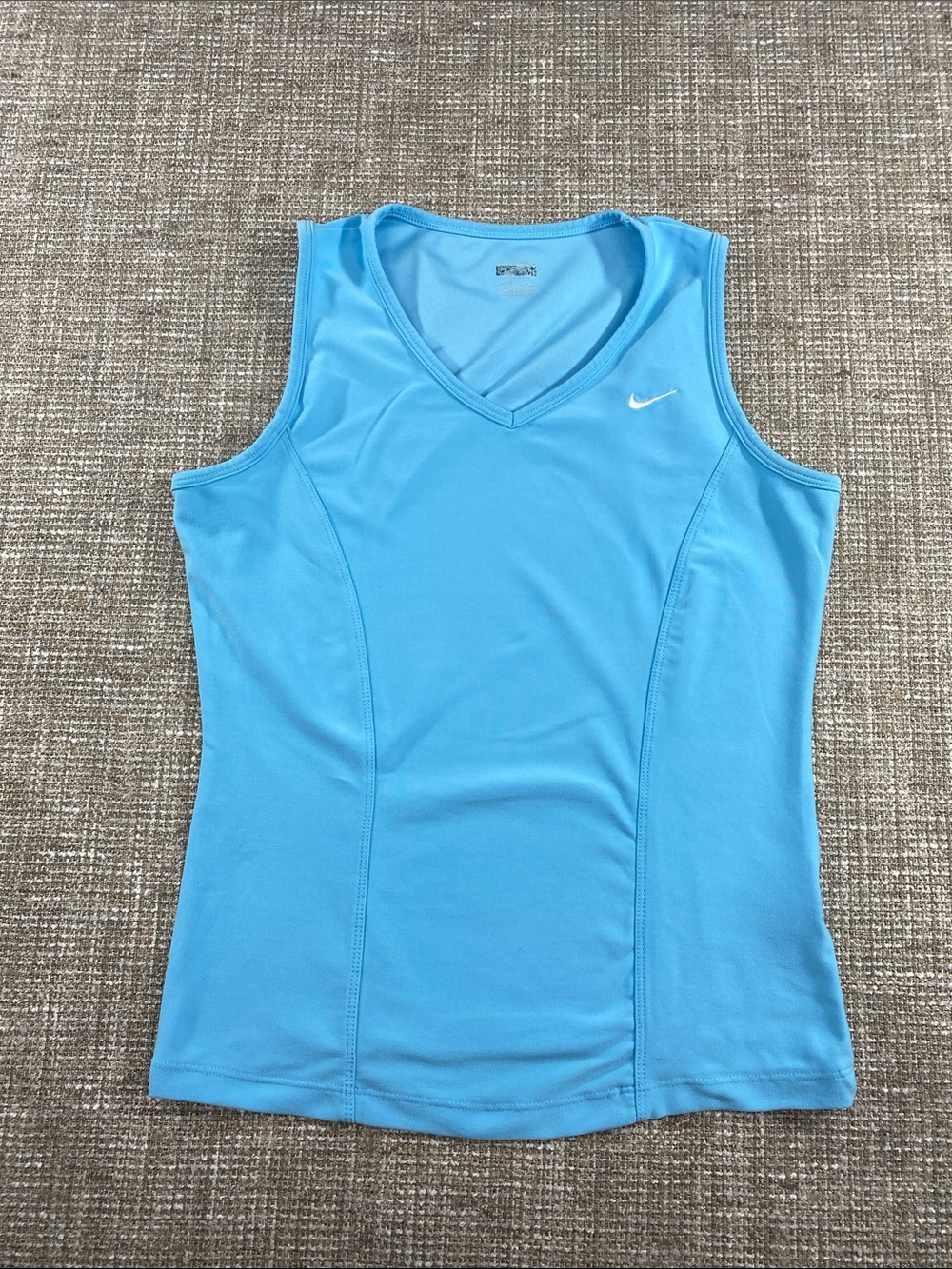 Nike Women’s Bright Blue V‑Neck Athletic Tank